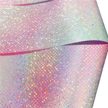 3pcs 2M Flashing Star Gym Ribbons Dance Ribbon Rhythmic Art Gymnastics Ballet Streamer Twirling Rod Rainbow Stick
