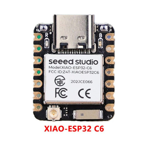 2X XIAO ESP32C6 Tiny Super  Board WiFi Bluetooth5.0 Development Board for  for Seeed Studio Not Soldered 1