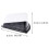 200Pcs Cake Slice Plastic Clear Cupcake Container Cheesecake Box with Blister Box with Black Bottom 9