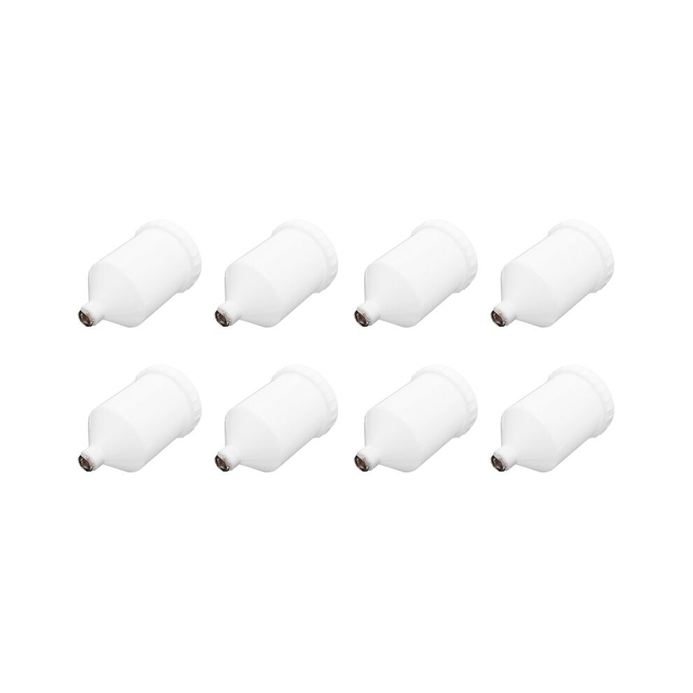 8X Car 600Ml Plastic Air Gravity Feed Spray Paint-Gun Airbrush Cup Pot Fast Mover Threaded Connector For Jet 4713344577522
