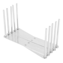 4 Pack Extendable Pot Lid Holders Steamer Rack Pans Glasses Holder Cutting Board Drying Rack for Cabinet Pantry (2Pcs)