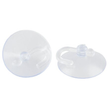 10 x Crochets A Ventouse En Plastique Transparents