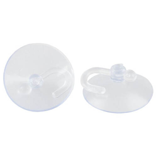 10 Pcs Bathroom Kitchen Glass Clear Suction Cup Hook Wall Hangers