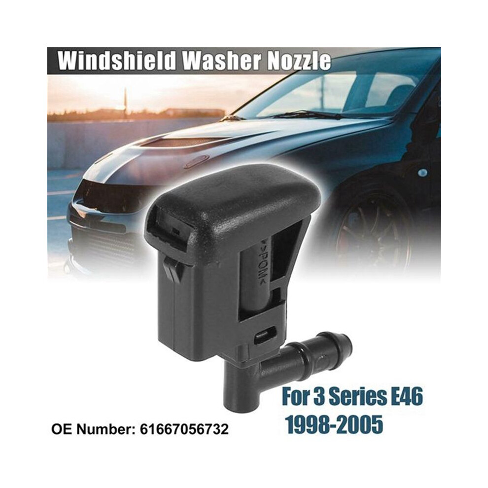 2X For 3 Series E46 1998-2005 Windshield Washer Sprayer Nozzle Jet Front Window 61667056732 6032211574302
