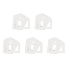 A3-Montage Fotolijstbevestigingen 50 Stuks Foto-Fotobevestigingen Kadermatten Witte Fotobevestigingen voor Weergave van Fotoposters
