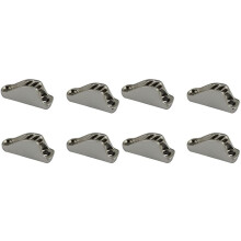 8PCS Stainless Steel Marine Sailing Rope Cam Cleat 18X48mm Flip Clam Clamp Jam Cleat for Sailboat Yacht Hardware