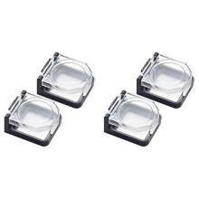 4x Power Push Button Cover,Waterproof and Collision Resistant, for 25mm Mounting Hole B