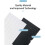 2X Replace Filter H for Winix 5500-2 Air Purifier,HEPA Filter Activated Carbon Filter Combo Pack Compare to Part 116130 6