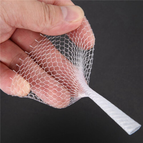 2000 Pcs Make  Brush Pen Netting Cover Mesh Sheath Protectors Guards Protective Cover Sheath Net (White) 1