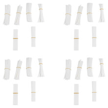 400 Pcs Heat Shrink Tube Casing Heat Shrink Tube Color:White