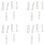 400 Stuks Krimpkousbehuizing Kleur Krimpkous: Wit 2