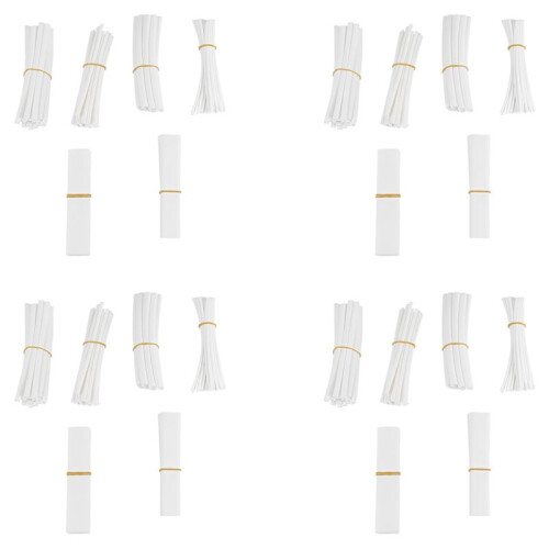 400 Stuks Krimpkousbehuizing Kleur Krimpkous: Wit 1