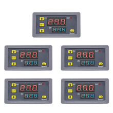 5X Digital Delay Relay LED Display Cycle Timer Control Adjustable Timing Relay Delay AC110-220V