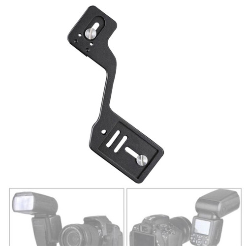 2X Manbily Vertical Flash Bracket Professional Multi-Functional Portable Convenient MBL-FB Professional Flash Bracket