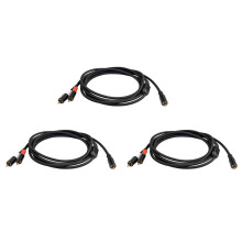3X RCA Y-Adapterkabel Subwoofer Y-Kabel 1X RCA Naar 2X RAC-Audiokabel 1 Rca Naar 2 RCA Eindversterker Audiokabel, 1 Meter