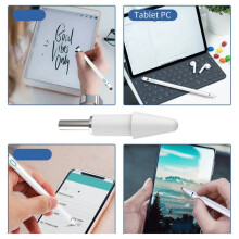 15x för Inspiration Stylus Pen Spets Nål Tube 2Nd Metal Stylus Tablet Replacement Pen Tip Cover, E