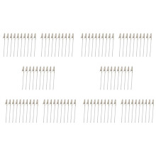 100 X Krokodil Metall Clips mit Draht Stiel Krokodil Klemmen für Memo Hinweis Karten Halter