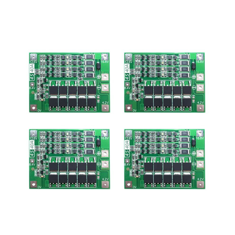 4X 4S 40A Active Equalizer Balancer 18650 Lifepo4 Lithium Battery Protection Board Bms Board Transmission Board 6031167592705