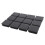 50mm x 50mm Plastic Square End Blind Plugs Cap Pipe Inserts 24Pcs 2