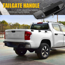 3X Trunk Outside Door Handle Rear Side Exterior Door Handle Cover with Camera Hole for Hunter F70 Pickup