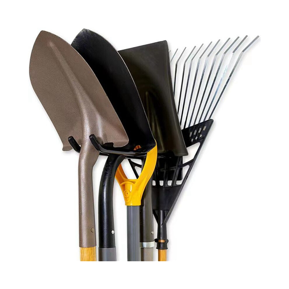 Heavy Duty Storage Organizer Steel Wall Mount For Garden Tools Shovel Rake Broom Organizer Wall Hook 3Pcs 4713546222398