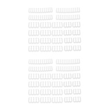 48 StüCke / Lot PC Kabel Kamm Motherboard 24 Pin 8 Pin 6 Pin Kabel Kamm für Computer ÄRmel Bis zu 3,4 mm Weiß
