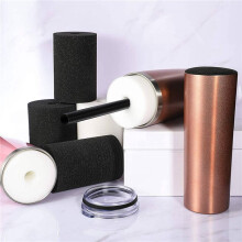 24 Pcs 2 Sizes Cup Turner Foam Tumbler Inserts for 3/4 Inch PVC Pipe Tumbler Inserts Fit 10 Oz to 40 Oz Tumblers