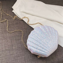 3X Borsa da Sera un Tracolla un Catena con Paillettes Glitterate da Donna