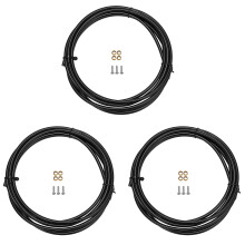3X BH90 Bike Brake Hose MTB Hydraulic Disc Brake Tube 2.5M Connector Insert Olive Set