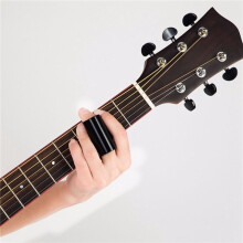 2pc Guitar Slide Black Stainless Steel Finger Knuck