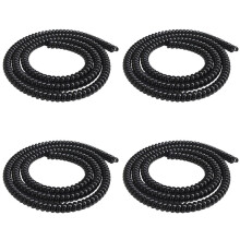 24 Szt. 1M Kabel do Roweru Elektrycznego Ochrona Rury Spiralna Owijka Kabel do Nawijania Drut Osłona Zabezpieczająca Rura do Skutera Motocykla