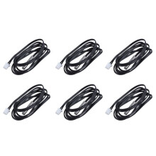 6X NTC 10K Ohm Waterproof Digital Thermal Temperature Sensor Probe 1m