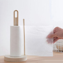 2X Toilet Kitchen Paper Towel Roller Tissue Holder Plastic Rack Desktop Floor Vertical Napkins Stand Bathroom Storage-2