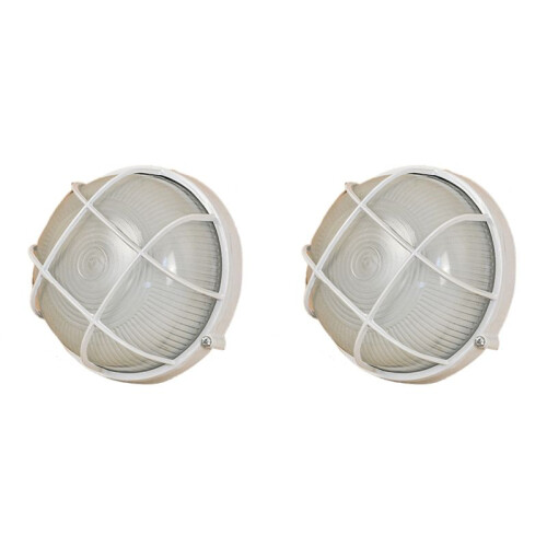 2X Round Sauna Light -Proof Explosion-Proof Light Lamp for Sauna Steam Room Bathroom Use