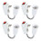 4X E27 Socket Adapter with /Off  to US Plug,Flexible Extension Lamp Bulb Holder Converter 1
