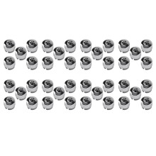 7L6 601 173a 2ZZ 40 Piezas Cubierta Tapa de Tuerca de Perno de Rueda Cromada para  2004-2017 7L6601173A