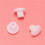 Plastic Round Shaped Cover Screw Cap Lid White 1000pcs for 5mm Dia Hole 8