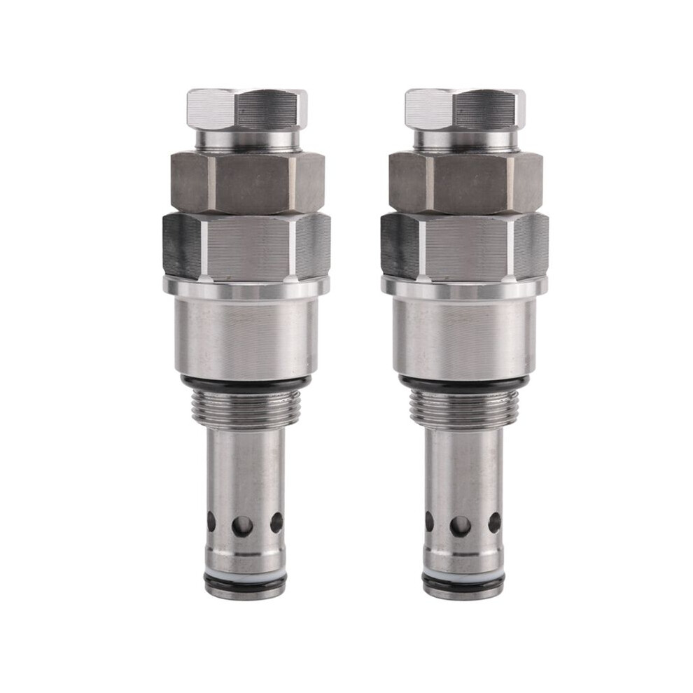 2X 723-40-93600 Relief Valve Safety Valve For Pc200-8 Pc300-7 Pc350-7 Pc340lc-7K Silver 6033339436954