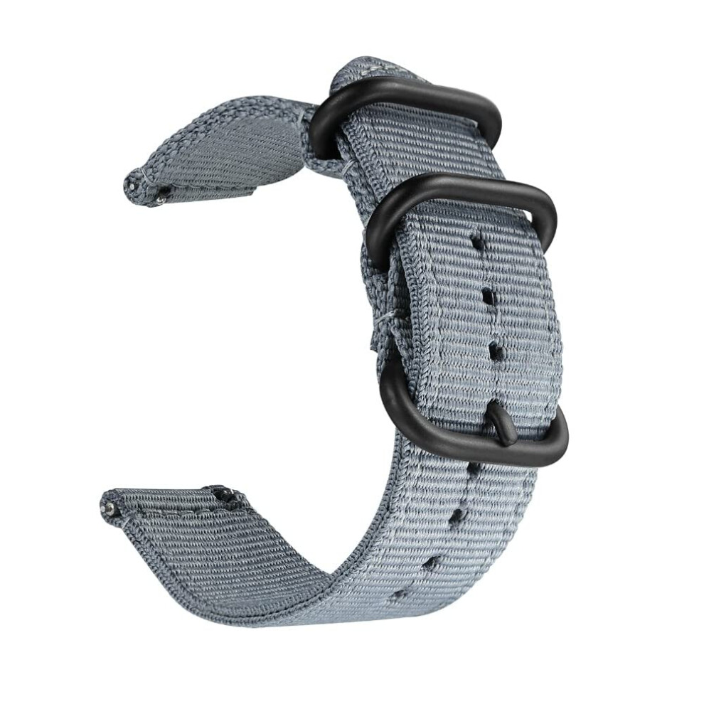 22Mm Nylon Canvas Watch Band For Garmin Venu 2, Active, Vivoactive 4 Â Breathable And Durable 9092120111750