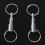 4Pcs Heavy Duty Double Porte-Cles Pull Apart Snap Lock Support D'Anneau Tournant 8