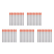 50 Pieces 6MM Glass and Tile Drill Bits Set Carbide Drilling Tool