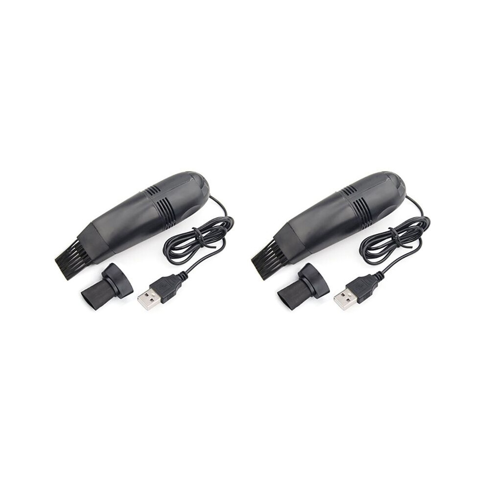 2 Set Of Usb Computer Cleaner Vacuum Cleaner Keyboard Brush 6032382781752
