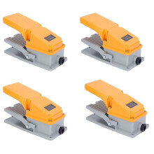 4X LT4 Fuß Schalter Aluminium Gehäuse Pedal Schalter für Kontakt Zur Steuerung der Werkzeug Maschine