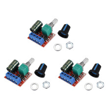 3X DC5-35V 5A PWM Motorhastighetsregulator LED-Ljusdimmerbrytare 10KHz