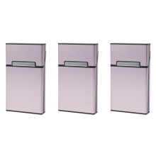 3X Neue Ultraduenne Mode Rohre Kreative Persoenlichkeit Zigarettenetui Schlank Metall Zigarettenschachtel Geschenkbox Frauen Zigarettenspitze