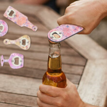 Kit de Inserto Abridor de Botellas, 40 Juegos de Abridor de Botellas de Inserto Redondo para DIY Llavero Llave de Cerveza, Tarro, Abridor de Botellas,