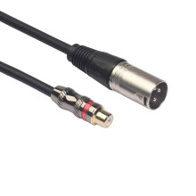 2X RCA Female to XLR Male Cable,XLR to RCA Converter Audio Adapter Patch Cable Changer -30cm