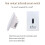 2X  Light  Wall Light  Wave Infrared Sensor No Need Touch Electrical Power  Off US Plug 2