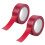 2pc 19mm x 10M Duct Waterproof Tape, Red 1