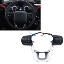 2X Audio Mode Control Multifunctional Steering Wheel 84250-0E120 for Hilux Revo Rocco Fortuner 2015-2020